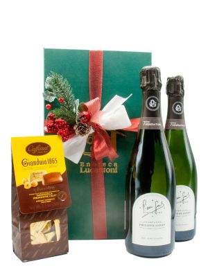 Confezione Regalo Doppia Champagne Gonet E Cioccolatini