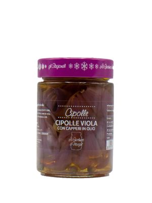 Le Cipolle Viola Con Capperi 310 Ml 'La Giardiniera Di Morgan'