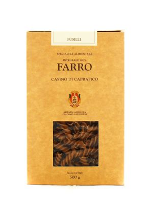 Pasta Di Farro Caprafico Fusilli Gr 500