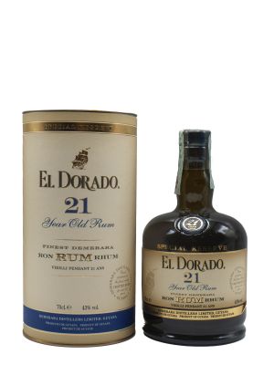 Rum El Dorado Demerara 21 Year Old