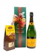 Confezione Regalo Singola Champagne Veuve Cliquot E Cioccolatini